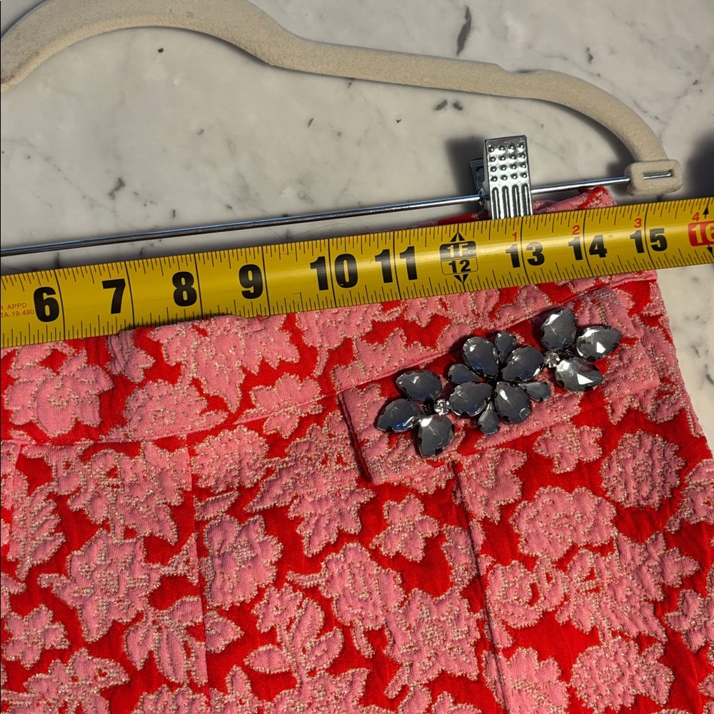 NWT Zara Brocade Crystal pocket Pants - Picture 10 of 11